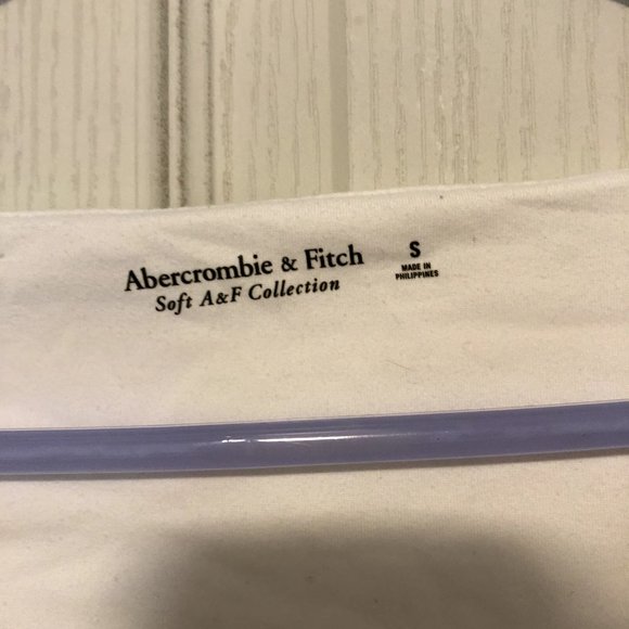 A&F White Long Sleeve Bodysuit Size S - Picture 2 of 5